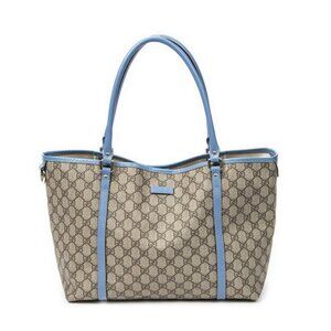 Gucci Joy Tobege Blue Supreme Canvas Beige Blue